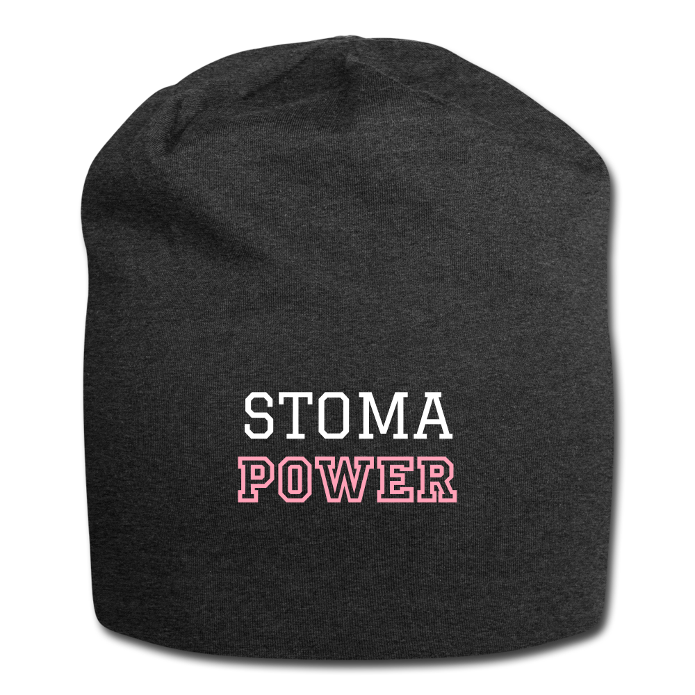 STOMA POWER Jersey Beanie - charcoal grey