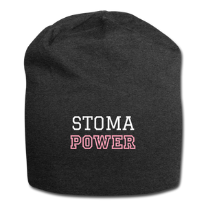 STOMA POWER Jersey Beanie - charcoal grey