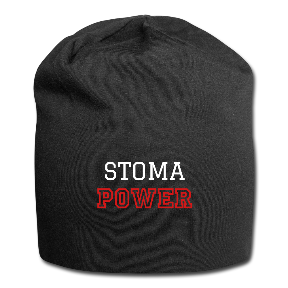 STOMA POWER Jersey Beanie - black