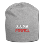 STOMA POWER Jersey Beanie - heather gray