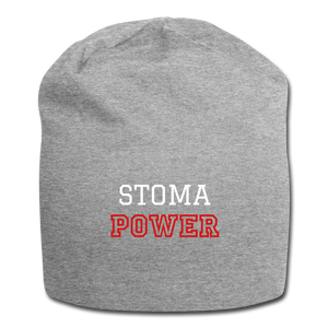 STOMA POWER Jersey Beanie - heather gray