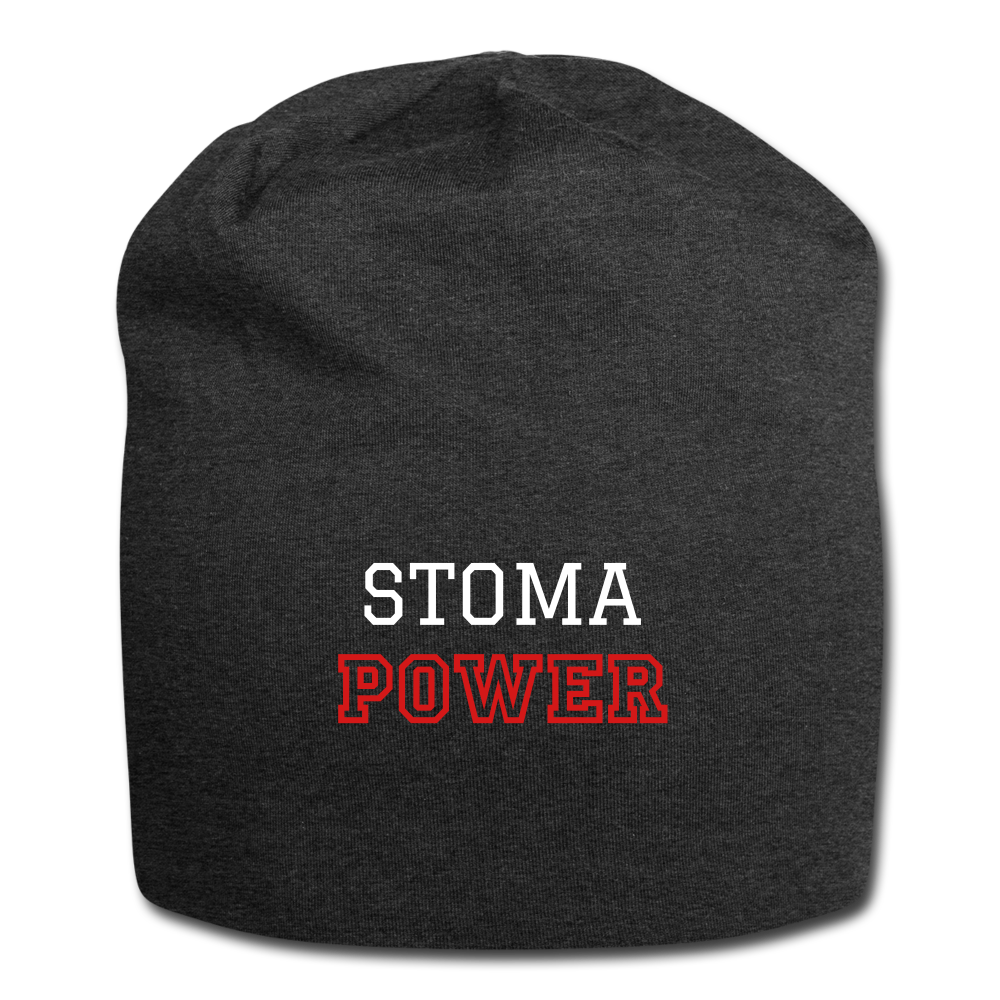 STOMA POWER Jersey Beanie - charcoal grey