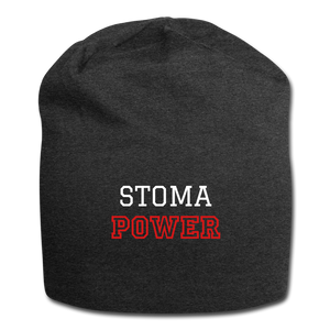 STOMA POWER Jersey Beanie - charcoal grey