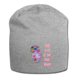 THE S#!T IS IN THE BAG Jersey Beanie - heather gray