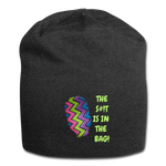 THE S#!T IS IN THE BAG Jersey Beanie - charcoal grey