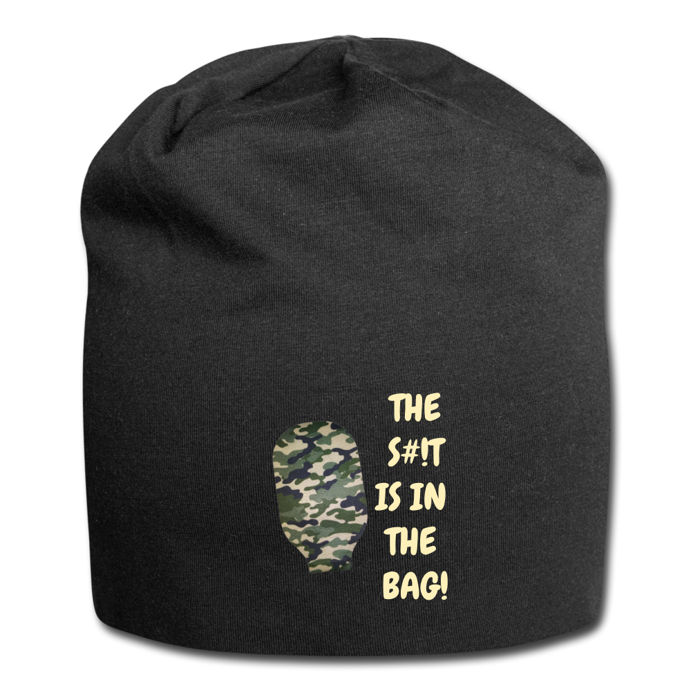 S#!T IS IN THE BAGJersey Beanie - black