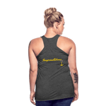 KISS MY STOMA Flowy Tank Top (Adult) - deep heather