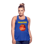 KISS MY STOMA Flowy Tank Top (Adult) - royal blue
