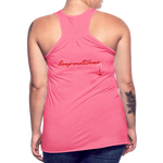 KISS MY STOMA Flowy Tank Top (Adult) - neon pink