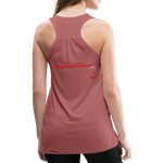 KISS MY STOMA Flowy Tank Top (Adult) - mauve