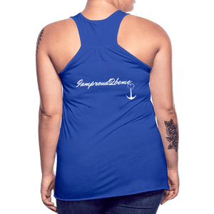KISS MY STOMA Flowy Tank Top (Adult) - royal blue