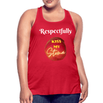 KISS MY STOMA Flowy Tank Top (Adult) - red
