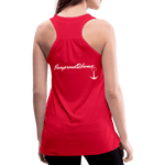 KISS MY STOMA Flowy Tank Top (Adult) - red