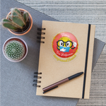 STOMIE THE BOOKWORM Sticker - transparent glossy