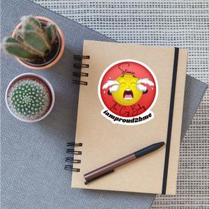 STOMIE THE CRY BABY Sticker - white matte