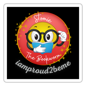 STOMIE THE BOOKWORM Sticker - white matte