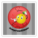 STOMIE THE PARTY ANIMAL Sticker - white matte