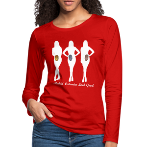 OSTOMY TRIO WOMEN Long Sleeve (gals) - red