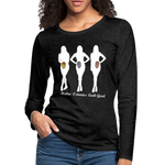 OSTOMY TRIO WOMEN Long Sleeve (gals) - charcoal grey