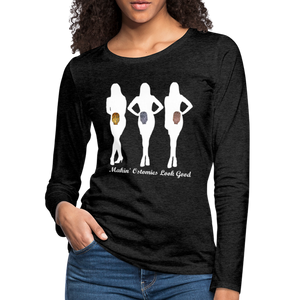 OSTOMY TRIO WOMEN Long Sleeve (gals) - charcoal grey
