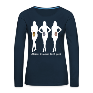 OSTOMY TRIO WOMEN Long Sleeve (gals) - deep navy