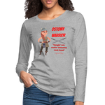 OSTOMY WARRIOR Premium Long Sleeve T-Shirt (gals) - heather gray