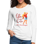 OSTOMY CUTIE Premium Long Sleeve T-Shirt (gals) - white
