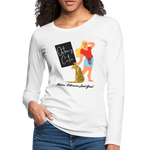 OSTOMY CUTIE Premium Long Sleeve T-Shirt (gals) - white