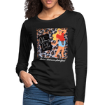 OSTOMY CUTIE Premium Long Sleeve T-Shirt (gals) - black