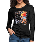OSTOMY CUTIE Premium Long Sleeve T-Shirt (gals) - charcoal grey