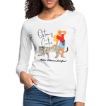 OSTOMY CUTIE Premium Long Sleeve T-Shirt (gals) - white